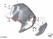 BMW Motorrad BMW 2021 K models K 1600 Bagger 22 (0F61, 0F63) Gearbox cover, left | Gearbox cover, left
