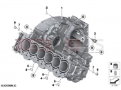 BMW Motorrad BMW 2020 K models K 1600 Bagger 22 (0F61, 0F63) Engine housing | Engine housing