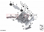 BMW Motorrad BMW 2020 K models K 1600 Bagger 22 (0F61, 0F63) Seat bench block | Seat bench block