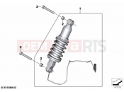 BMW Motorrad BMW 2020 K models K 1600 Bagger 22 (0F61, 0F63) Spring strut ESA front | Spring strut ESA front