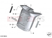 BMW Motorrad BMW 2021 K models K 1600 GTL 22 (0F31, 0F33) Licence plate holder