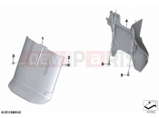 BMW Motorrad BMW 2021 K models K 1600 GTL 22 (0F31, 0F33) Mudguard rear