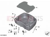 BMW Motorrad BMW 2021 K models K 1600 GTL 22 (0F31, 0F33) Topcase bottom section