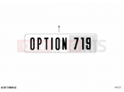 BMW Motorrad BMW 2021 K models K 1600 GTL 22 (0F31, 0F33) Label, tank cover