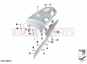 BMW Motorrad BMW 2021 K models K 1600 GTL 22 (0F31, 0F33) Handle with luggage support 2