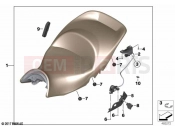 BMW Motorrad BMW 2021 K models K 1600 GTL 22 (0F31, 0F33) Seat bench 2 2
