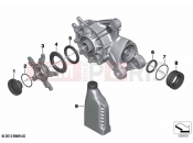 BMW Motorrad BMW 2021 K models K 1600 GTL 22 (0F31, 0F33) Bevel gear, single parts 2
