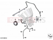 BMW Motorrad BMW 2021 K models K 1600 GTL 22 (0F31, 0F33) Intake noise system / mounting parts 2