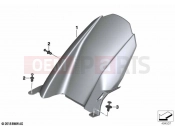 BMW Motorrad BMW 2022 M models M 1000 RR (0E71,0E73) Rear-wheel cover