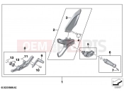 BMW Motorrad BMW 2022 M models M 1000 RR (0E71,0E73) Footrest system, left