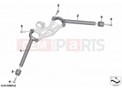 BMW Motorrad BMW 2022 M models M 1000 RR (0E71,0E73) Motorcycle handlebar