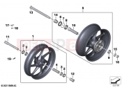 BMW Motorrad BMW 2022 M models M 1000 RR (0E71,0E73) Carbon wheels