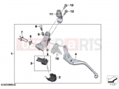 BMW Motorrad BMW 2022 M models M 1000 RR (0E71,0E73) Clutch control assembly 2 2
