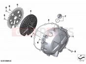 BMW Motorrad BMW 2022 M models M 1000 RR (0E71,0E73) Housing cover right 2