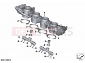 BMW Motorrad BMW 2022 M models M 1000 RR (0E71,0E73) Throttle valve and operation 2