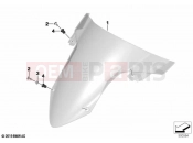 BMW Motorrad BMW 2021 M models M 1000 RR (0E71,0E73) Windscreen | Windscreen