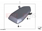 BMW Motorrad BMW 2021 M models M 1000 RR (0E71,0E73) Seat bench, pillion