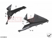 BMW Motorrad BMW 2021 M models M 1000 RR (0E71,0E73) Side fairing carbon