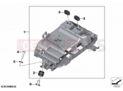BMW Motorrad BMW 2021 M models M 1000 RR (0E71,0E73) Bracket, control unit 2 | Bracket, control unit 2