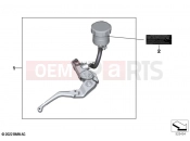 BMW Motorrad BMW 2021 M models M 1000 RR (0E71,0E73) Handbrake control assembly 2 2