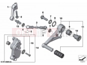 BMW Motorrad BMW 2020 R models R 1250 GS 19 (0J94) Outer gearshift parts | Outer gearshift parts