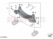 BMW Motorrad BMW 2020 R models R 1250 GS 19 (0J94) Set holder LED additional headlight | Set holder LED additional headlight