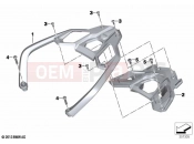 BMW Motorrad BMW 2023 R models R 1250 GS 21 (0M00) Handle rear | Handle rear