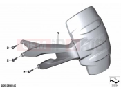 BMW Motorrad BMW 2020 R models R 1250 GS Adv. 19 (0J50) Mudguard rear | Mudguard rear