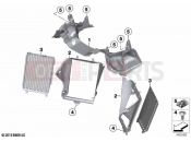 BMW Motorrad BMW 2020 R models R 1250 GS Adv. 19 (0J50) Fork partition with air duct | Fork partition with air duct