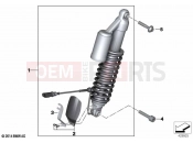 BMW Motorrad BMW 2020 R models R 1250 GS Adv. 19 (0J50) Spring strut ESA front | Spring strut ESA front