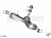 BMW Motorrad BMW 2020 R models R 1250 GS Adv. 19 (0J50) Lower fork cross brace | Lower fork cross brace