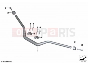 BMW Motorrad BMW 2020 R models R 1250 GS Adv. 19 (0J50) Handlebar | Handlebar