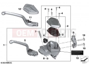 BMW Motorrad BMW 2020 R models R 1250 GS Adv. 19 (0J50) Handbrake control assembly | Handbrake control assembly
