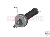 BMW Motorrad BMW 2020 R models R 1250 GS Adv. 19 (0J50) E-throttle grip unheated | E-throttle grip unheated