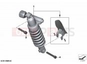 BMW Motorrad BMW 2020 R models R 1250 GS Adv. 19 (0J50) Spring strut, rear | Spring strut, rear