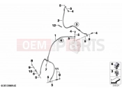 BMW Motorrad BMW 2020 R models R 1250 GS Adv. 19 (0J50) Brake line front | Brake line front