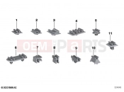BMW Motorrad BMW 2020 R models R 1250 GS Adv. 19 (0J50) Plug-in connection bracket | Plug-in connection bracket