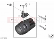 BMW Motorrad BMW 2020 R models R 1250 GS Adv. 19 (0J50) LED additional headlight 