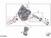 BMW Motorrad BMW 2023 R models R 1250 GS Adv. 21 (0M10) Shift control housing cover | Shift control housing cover