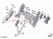 BMW Motorrad BMW 2023 R models R 1250 GS Adv. 21 (0M10) Windshield adjustment | Windshield adjustment