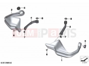 BMW Motorrad BMW 2023 R models R 1250 GS Adv. 21 (0M10) Hand protector Style | Hand protector Style