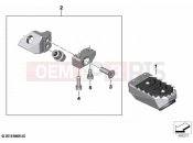 BMW Motorrad BMW 2023 R models R 1250 GS Adv. 21 (0M10) Footrest, front | Footrest, front