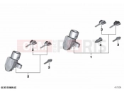 BMW Motorrad BMW 2023 R models R 1250 GS Adv. 21 (0M10) Single key locking system EWS 4 | Single key locking system EWS 4