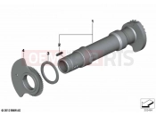 BMW Motorrad BMW 2023 R models R 1250 GS Adv. 21 (0M10) Compensating shaft | Compensating shaft