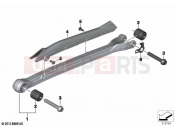 BMW Motorrad BMW 2023 R models R 1250 GS Adv. 21 (0M10) Paralever strut | Paralever strut