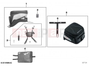 BMW Motorrad BMW 2023 R models R 1250 GS Adv. 21 (0M10) Tank bag | Tank bag