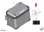 BMW Motorrad BMW 2023 R models R 1250 GS Adv. 21 (0M10) Aluminium case | Aluminium case