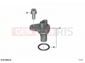 BMW Motorrad BMW 2023 R models R 1250 GS Adv. 21 (0M10) Crankshaft sensor | Crankshaft sensor