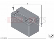 BMW Motorrad BMW 2023 R models R 1250 GS Adv. 21 (0M10) AGM battery | AGM battery