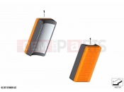 BMW Motorrad BMW 2023 R models R 1250 GS Adv. 21 (0M10) Rear reflector yellow side front | Rear reflector yellow side front